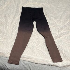 Pink activewear two toned leggings